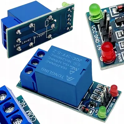 Rosfix 1-Kanalni Relejni Modul – 12V, SPDT, Optična Izolacija, 10A, 34×25×19 mm | Za Arduino
