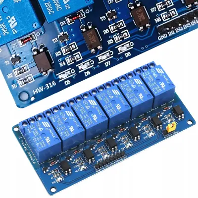 Rosfix 6-kanalni relejski modul 24v Arduino