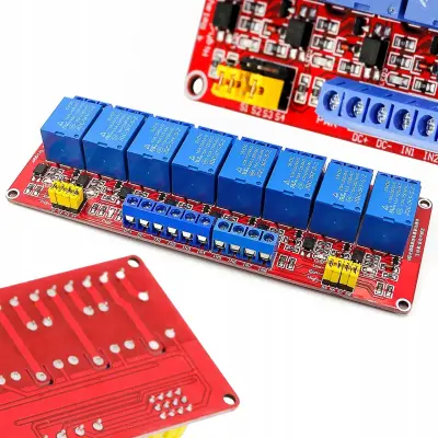 Rosfix 8-kanalni relejski modul 5v H/L 10A Arduino