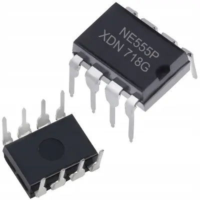 Rosfix Set Časovni Vezji NE555 – DIP8, 3,5–16V, 500 kHz, 2 Kosa | Za Timerje, PWM, Oscilatorje