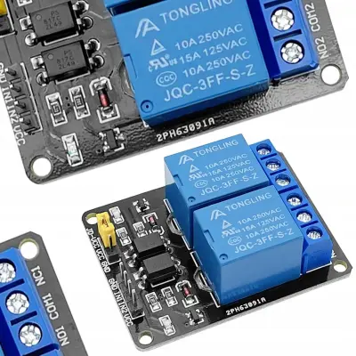 Rosfix 2-Kanalni Relejni Modul 5V – Optyčna Izolacija, SPDT, 10A, 50×40×18 mm | Za Arduino Projekte