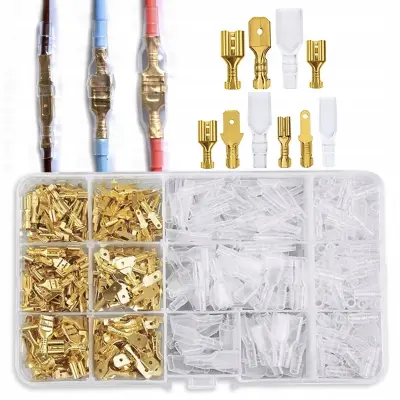 Rosfix Set Električnih Priključkov z Izolacijo – 450 Kos v Organizatorju | 2,8–6,3 mm, Vodoodporni