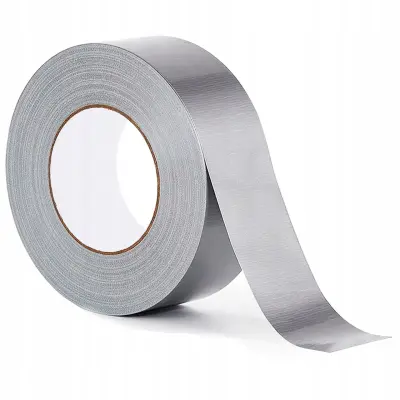 Rosfix Trak za Popravilo Srebrn – 48 mm x 10 Y, Aluminij, Mrežna Ojačitev, Močan Lepilni Kaučuk | UV in Voda Odporen