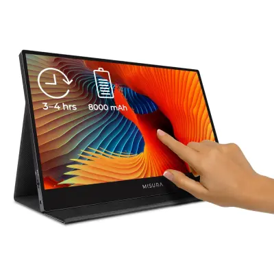 16" Prenosni LCD  monitor na dotik M16TB - z vgrajeno baterijo