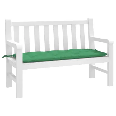 The Living Store Blazina za vrtno klop zelena 120x50x7 cm oxford tkanina - Blazina Za Vrtno Klop