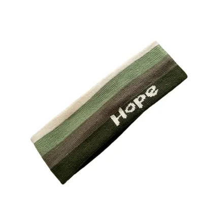 Fitnes naglavni trak Green