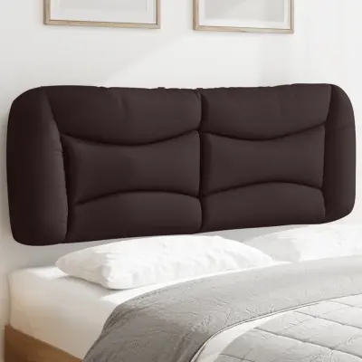 The Living Store Vzglavna stranica temno rjava 140 cm blago - Vzglavna Stranica