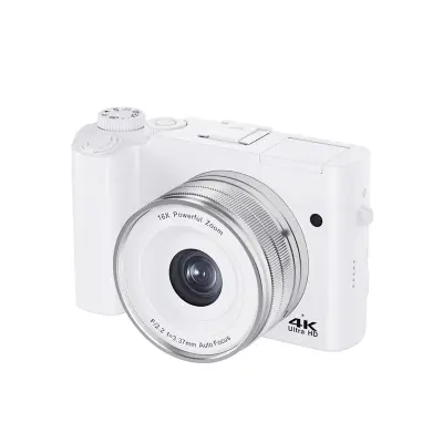 Digitalni fotoaparat z dvojno lečo 4K DC218T (bel)