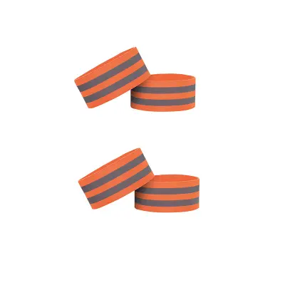Odsevni športni zapestni trak 5 cm, zelen, 4 pak Orange