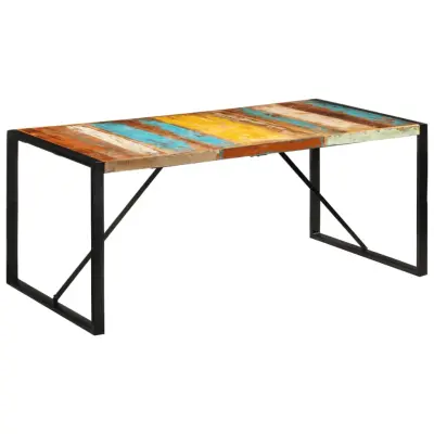 The Living Store Jedilna miza 175x90x76 cm trden predelan les - Jedilna Miza