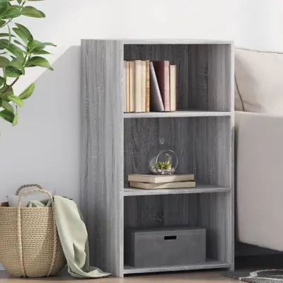 The Living Store Komoda siva sonoma 50x41x93 cm inženirski les - Komoda