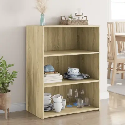 The Living Store Komoda sonoma hrast 70x41x93 cm inženirski les - Komoda
