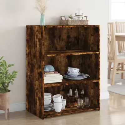 The Living Store Komoda dimljeni hrast 70x41x93 cm inženirski les - Komoda