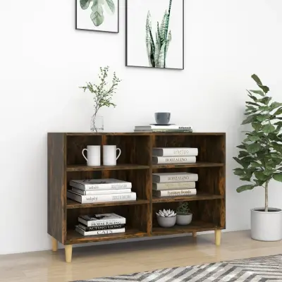 The Living Store Komoda dimljeni hrast 103,5x35x70 cm inženirski les - Komoda