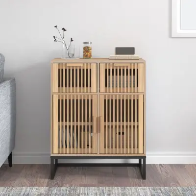 The Living Store Komoda 60x30x75 cm inženirski les - Komoda