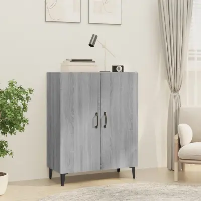 The Living Store Komoda siva sonoma 70x34x90 cm konstruiran les - Komoda