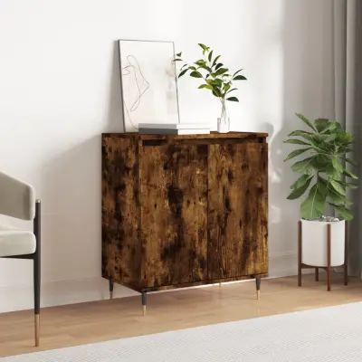 The Living Store Komoda dimljeni hrast 60x35x70 cm inženirski les - Komoda