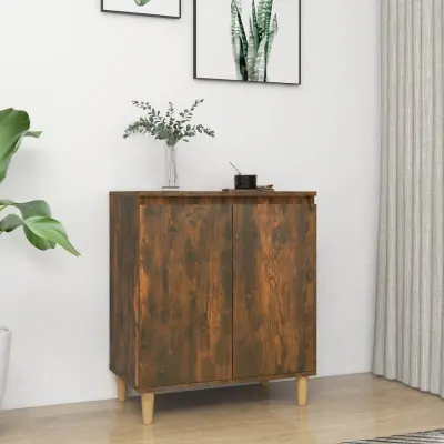The Living Store Komoda dimljeni hrast 60x35x70 cm konstruiran les - Komoda