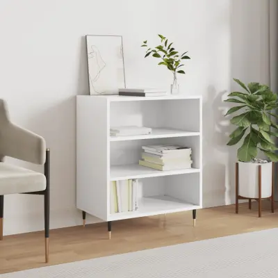 The Living Store Komoda bela 57x35x70 cm inženirski les - Komoda