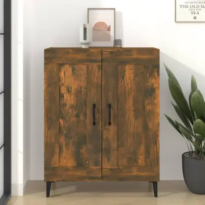 The Living Store Komoda dimljeni hrast 69,5x34x90 cm inženirski les - Komoda