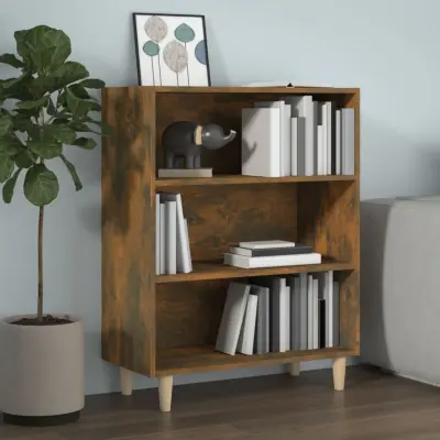 The Living Store Komoda dimljeni hrast 69,5x32,5x90 cm konstruiran les - Komoda