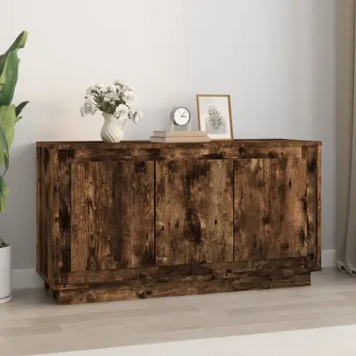 The Living Store Komoda dimljeni hrast 102x35x55 cm inženirski les - Komoda