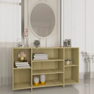 The Living Store Komoda sonoma hrast 120x30x75 cm iverna plošča - Komoda