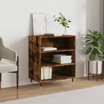 The Living Store Komoda dimljeni hrast 57x35x70 cm inženirski les - Komoda