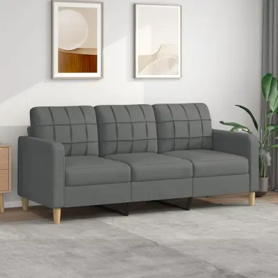 The Living Store Trosed svetlo siv 180 cm blago - Kavč Trosed