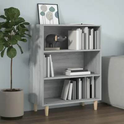 The Living Store Komoda siva sonoma 69,5x32,5x90 cm konstruiran les - Komoda