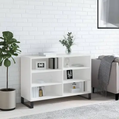 The Living Store Komoda dimljeni hrast 103,5x35x70 cm inženirski les - Komoda