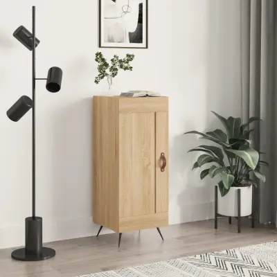 The Living Store Komoda sonoma hrast 34,5x34x90 cm inženirski les - Komoda
