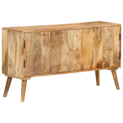 The Living Store Komoda iz trdnega mangovega lesa 110x30x60 cm - Komoda