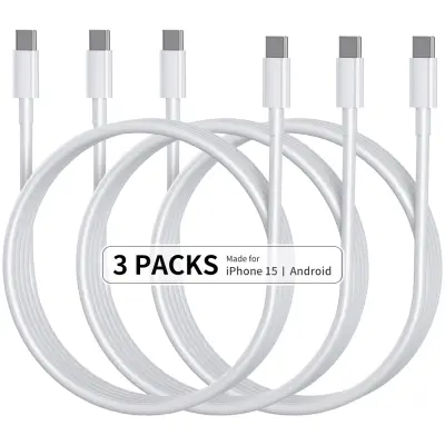 5 paketov podatkovnih kablov CTO C, kabli za hitro polnjenje 1M PD 60 W   3-Paket