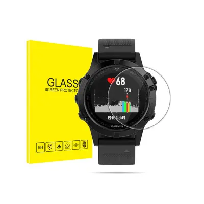 Zaščita zaslona iz kaljenega stekla za pametno uro (2 paketa)   Garmin Fenix 5S