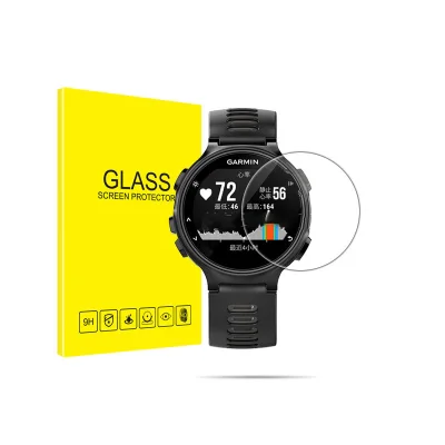 Zaščita zaslona iz kaljenega stekla za pametno uro (2 paketa)   Garmin Forerunner 735