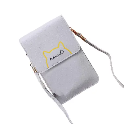 Večnamenska mobilna torba z zaslonom na dotik LightGrey