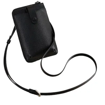 Elegantna ženska torbica z naramnico v mini formatu Black