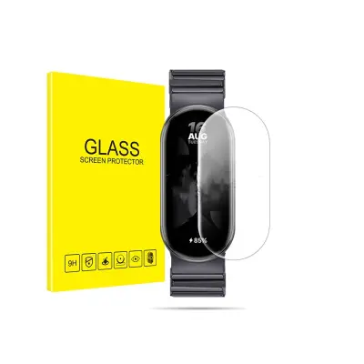 Zaščita zaslona Xiaomi Band 9, 2-paket 3D ukrivljene mehke folije