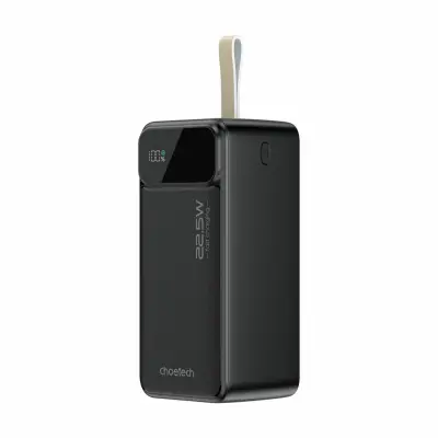 Choetech prenosna baterija 50.000mAh 22,5W PowerBank črna B732