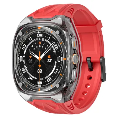 Pašček za Samsung Galaxy Watch 7 Ultra Lamborghini Style Red