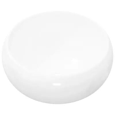 Umivalnik - Kopalna umivalnik - Lavabo iz keramike okrogel bel 40x15 cm