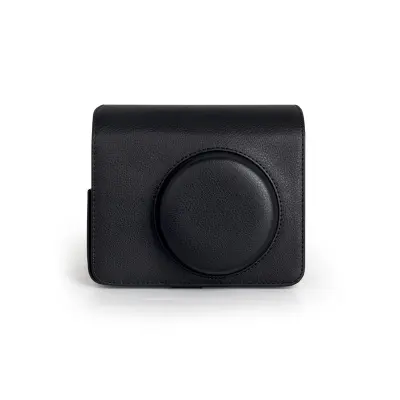 Vintage torba za fotoaparat iz PU usnja za Wide 400 Black