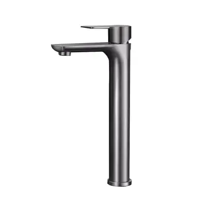 Elegantna in stilska kopalniška pipa iz nerjavečega jekla 304 Grey