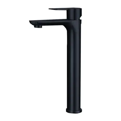Elegantna in stilska kopalniška pipa iz nerjavečega jekla 304 Black