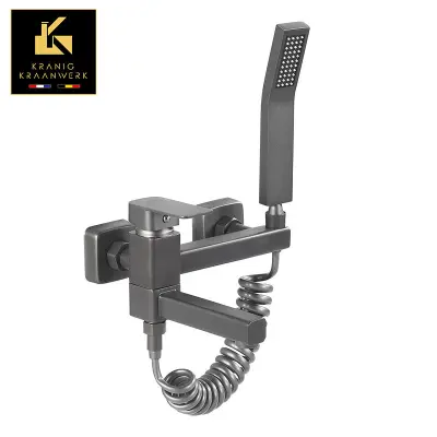 Kopalna pipa z ročno prho | Montaža na steno | Jean-Paul