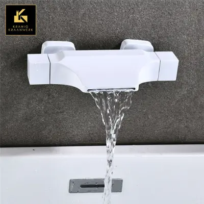 Mešalna pipa za kopalnico | Montaža na steno | Ustje