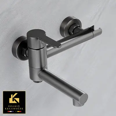 Kopalna pipa z ročno prho | Montaža na steno | Jurijaan