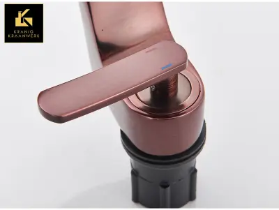 Dizajnerska kopalniška pipa | Mešalna armatura za vodnjak in umivalnik | Curly Crane