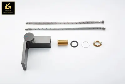 Kopalnica | Dizajn Mešalna pipa | Pipa za umivalnik in fontano | Širok ročaj | Minimalizem